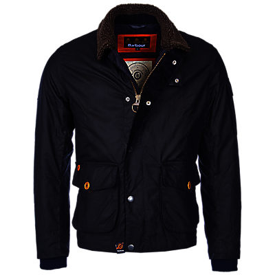 Barbour Column Wax Jacket, Navy Barbour Column Wax Jacket, Navy